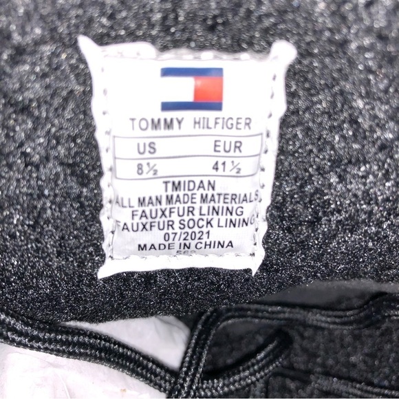 Tommy Hilfiger Men's Idan Black Multi Lace Up Boot 8.5M - Picture 10 of 10